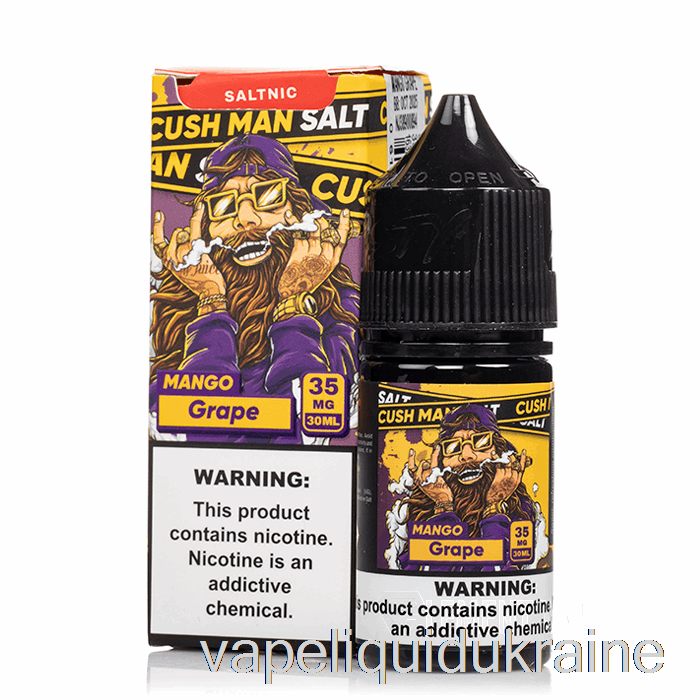 Vape Liquid Ukraine Cush Man - Mango Grape - Nasty Salt - 30mL 35mg